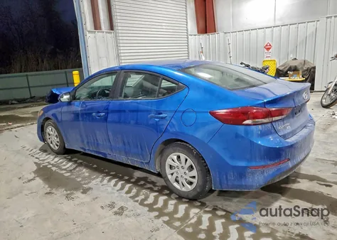 2018 Hyundai Elantra Se из США, поврежденный, VIN 5NPD74LFXJH353094